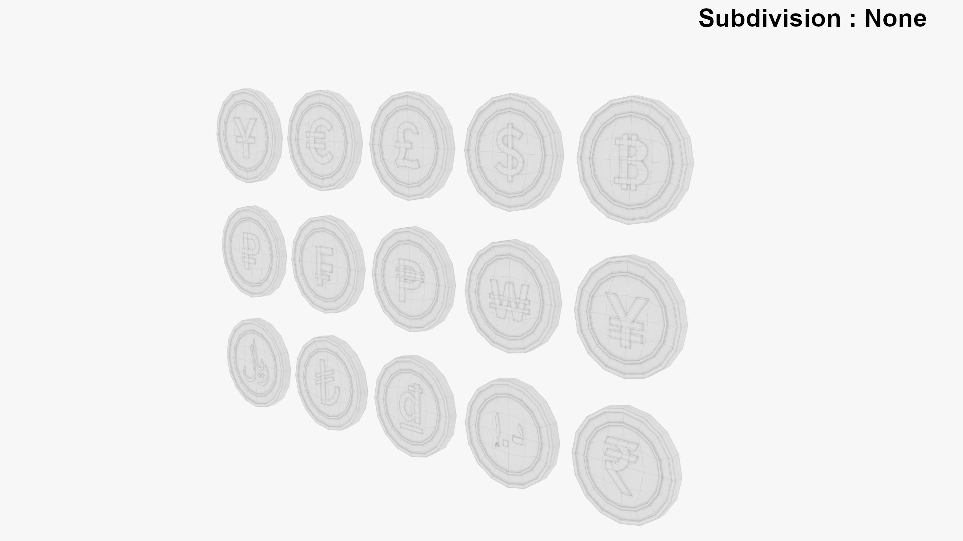 Currency Symbols Coins Collection 3D https://p.turbosquid.com/ts-thumb/0O/LwFekf/tu/coin_w00/png/1756927408/1920x1080/fit_q87/94f22ec0cc6a161392216623573265b9908745c2/coin_w00.jpg