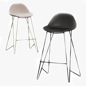 Origami by Cosmo Semibar chair 3D model