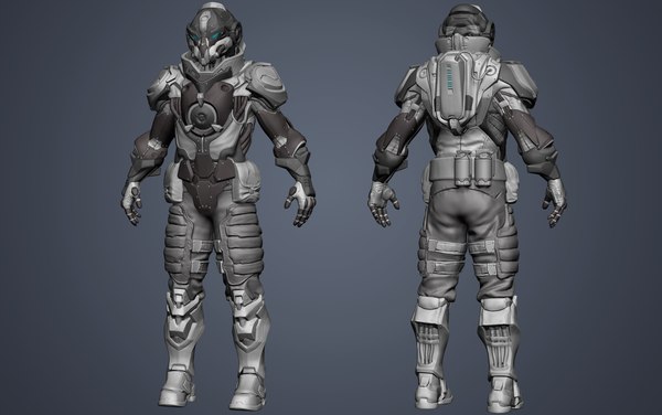 Fantasy Armor 3d Models For Download 