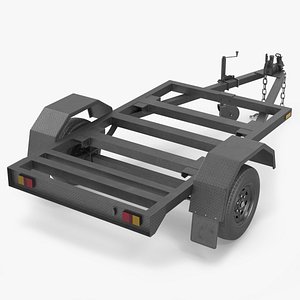 Towable Mounting Frame Trailer 3D model