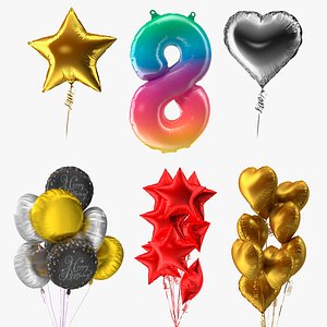 3D Air Balloons Collection 8