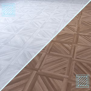 3D Parquet - Laminate - Wooden floor 2 in 1