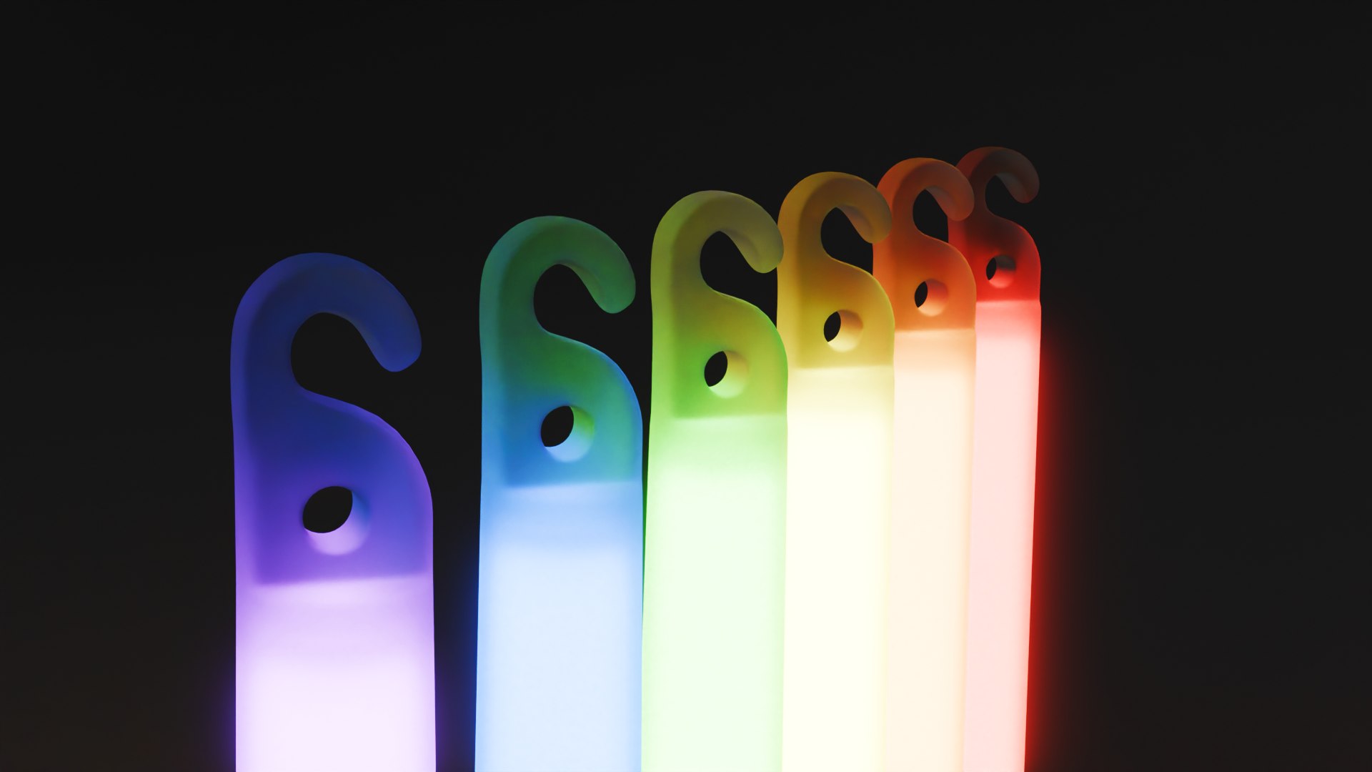 Chemlight 6 Colors Realistic 3D - TurboSquid 2522653