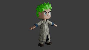 3D model Pers - scientist