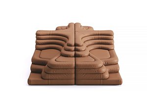 3D DS-1025 Terrazza Sofa Set 3 model