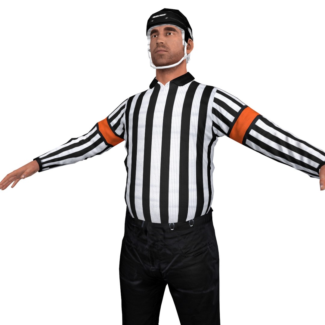 3d hockey referee model