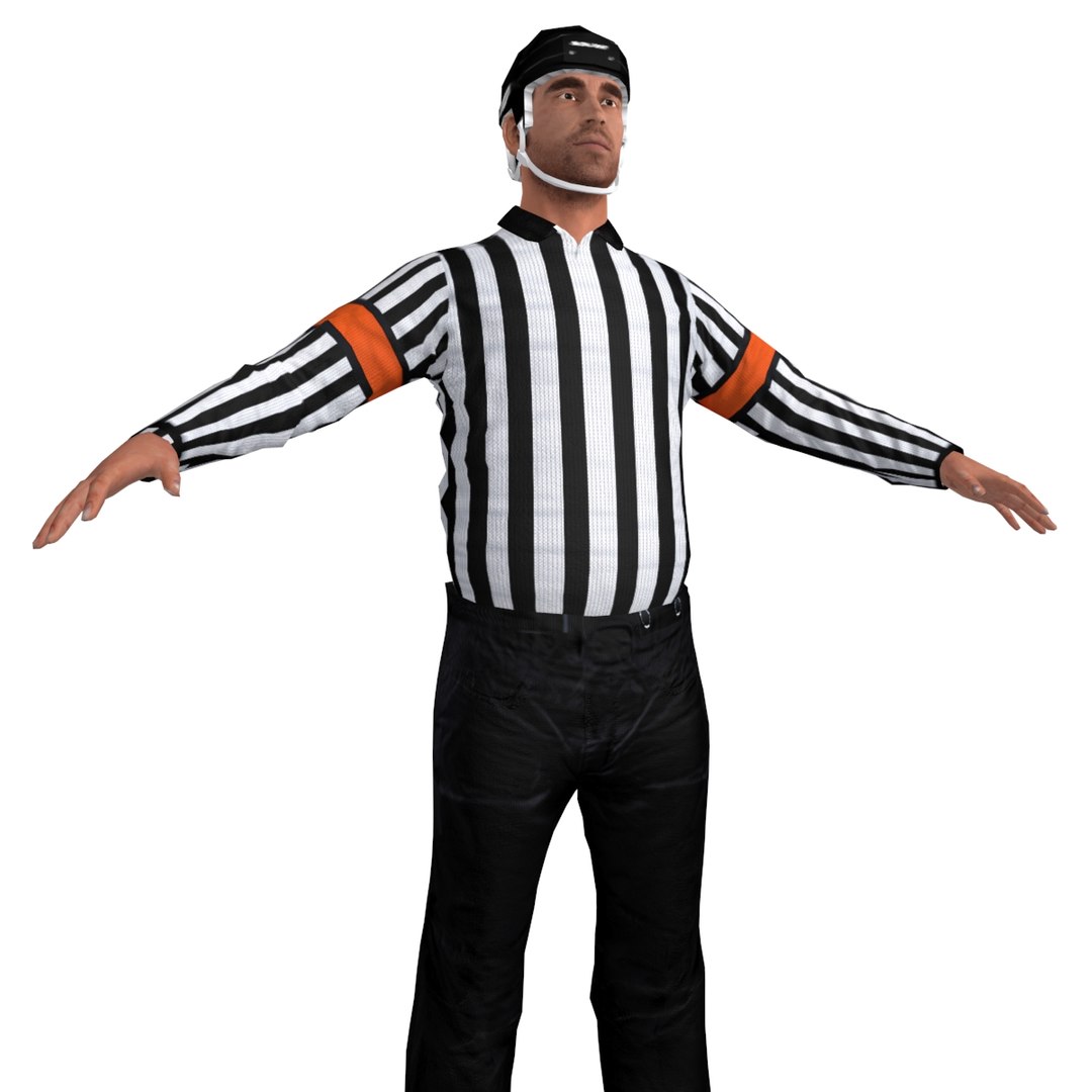 3d hockey referee model