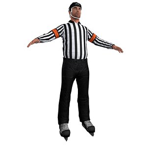 3d hockey referee model