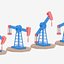 Cartoon Oil Pump Jack