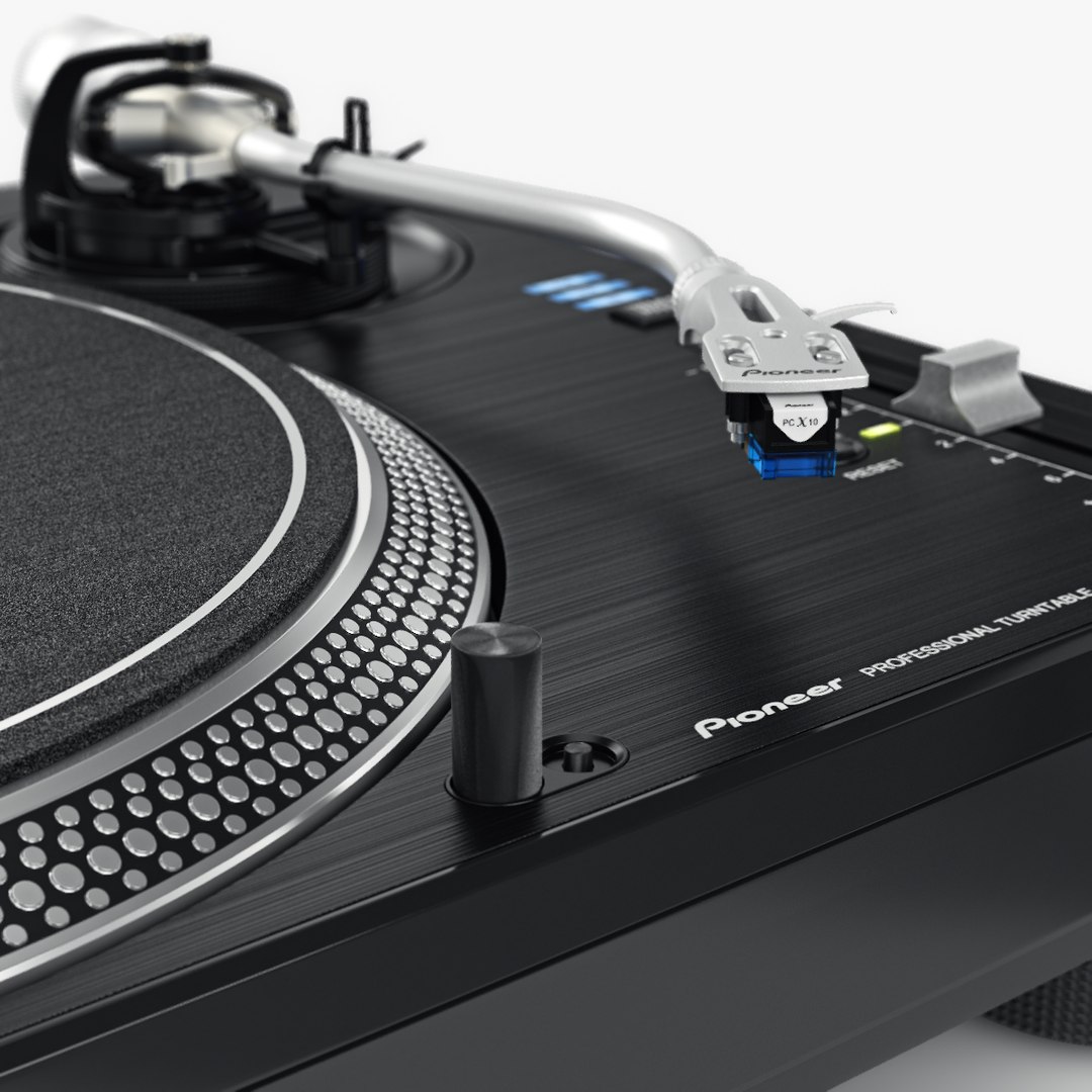 turntable pioneer plx-1000 3d obj