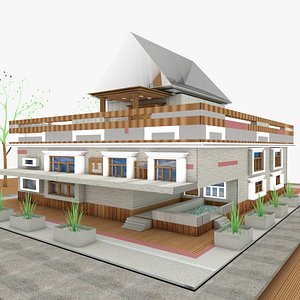 3D Exterior house M Studio