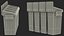 Four Compartments Recycling Station Set