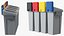 Four Compartments Recycling Station Set
