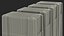 Four Compartments Recycling Station Set