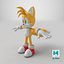3D model Miles Tails Prower  Sonic Hedgehog Character