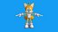 3D model Miles Tails Prower  Sonic Hedgehog Character