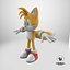 3D model Miles Tails Prower  Sonic Hedgehog Character