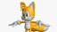 3D model Miles Tails Prower  Sonic Hedgehog Character