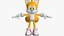 3D model Miles Tails Prower  Sonic Hedgehog Character