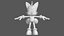 3D model Miles Tails Prower  Sonic Hedgehog Character