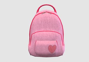 pink female backpack