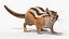Tree-Dwelling Chipmunk Rigged for Cinema 4D