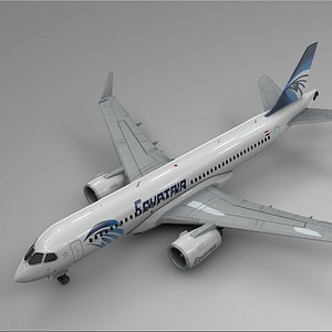 egyptair airbus a220-300 l574 model