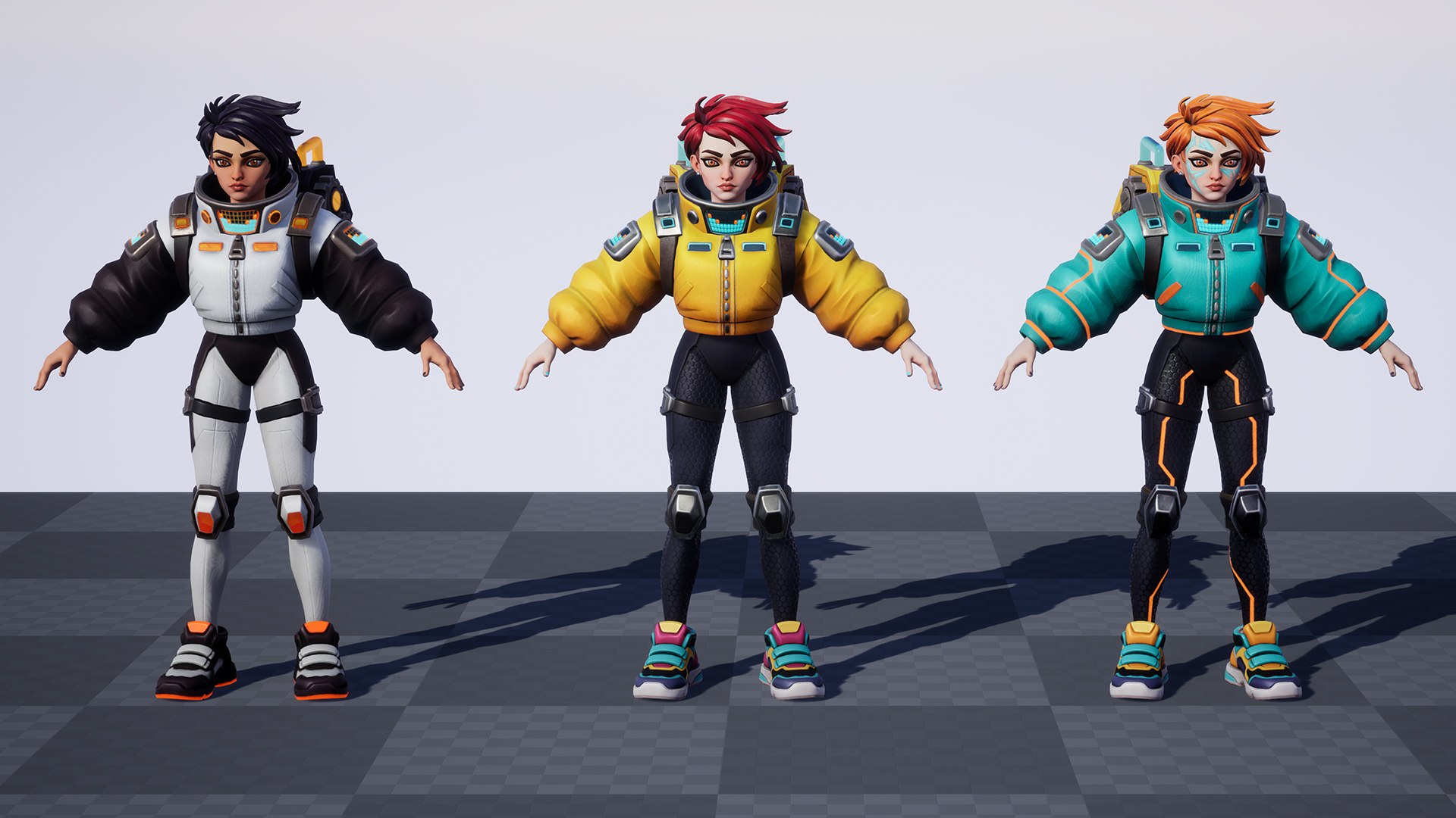 Volt Runner - Rigged Stylized Sci-Fi Hero UE Unity 3D https://p.turbosquid.com/ts-thumb/0O/sYTyfJ/8w/28/jpg/1770881313/1920x1080/fit_q87/16a7f08c480135d99bd8e355c8fd892c66499fac/28.jpg