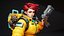Volt Runner – Rigged Stylized Sci-Fi Hero UE Unity