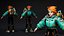 Volt Runner – Rigged Stylized Sci-Fi Hero UE Unity
