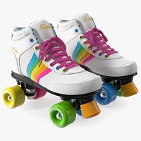 Quad Roller Skates White