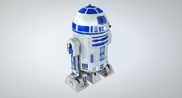 3d r2-d2 artuditu octane model