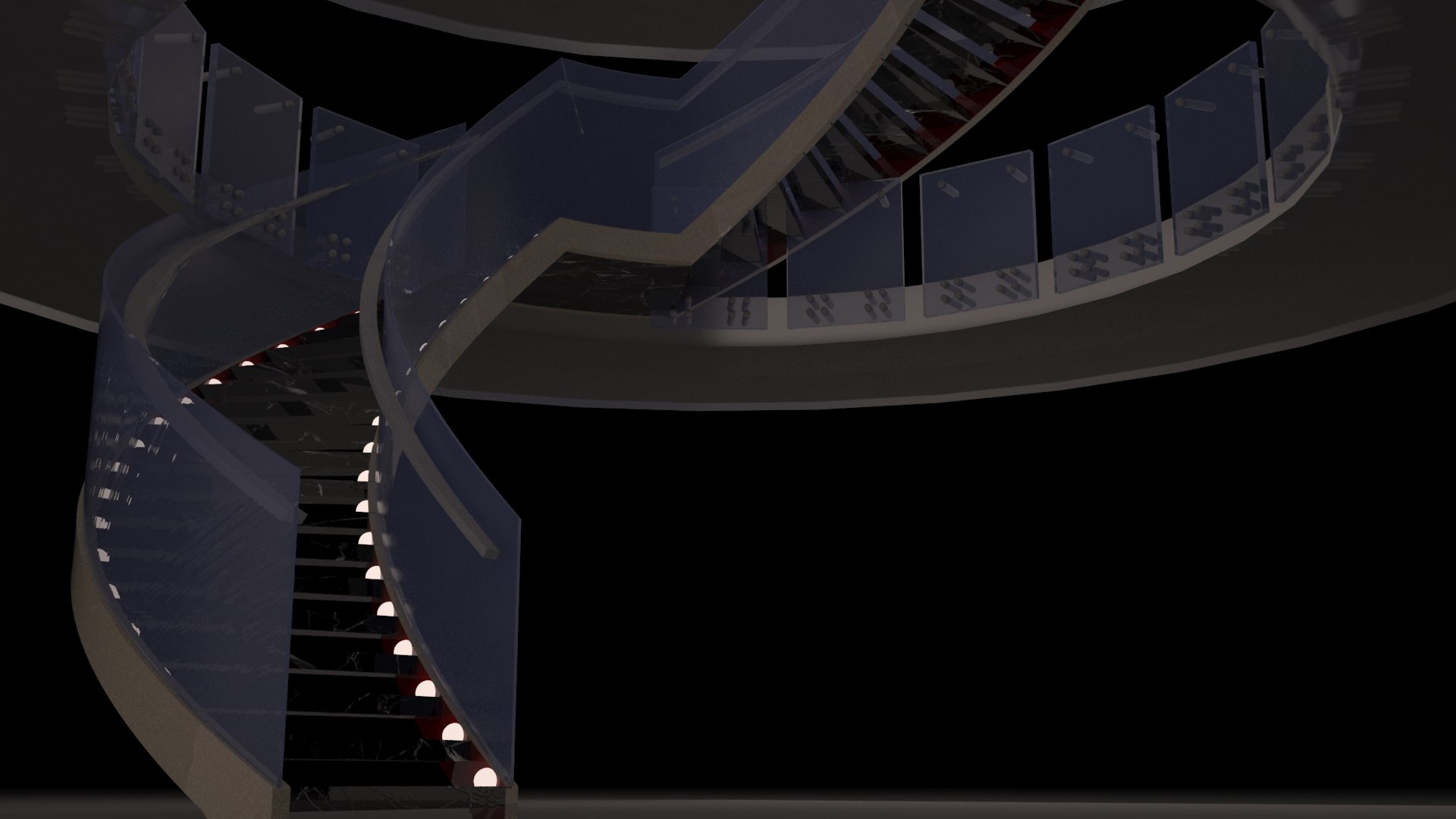 3d spiral stair