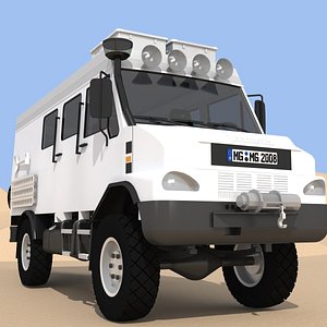 3D model old truck