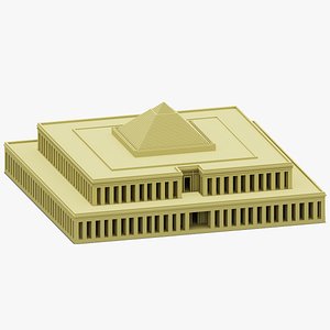 Voxel Egypt Pyramid