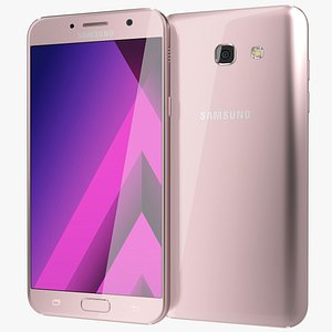 3d model of realistic samsung galaxy a7