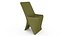 3D Modern  dinner chair and table green