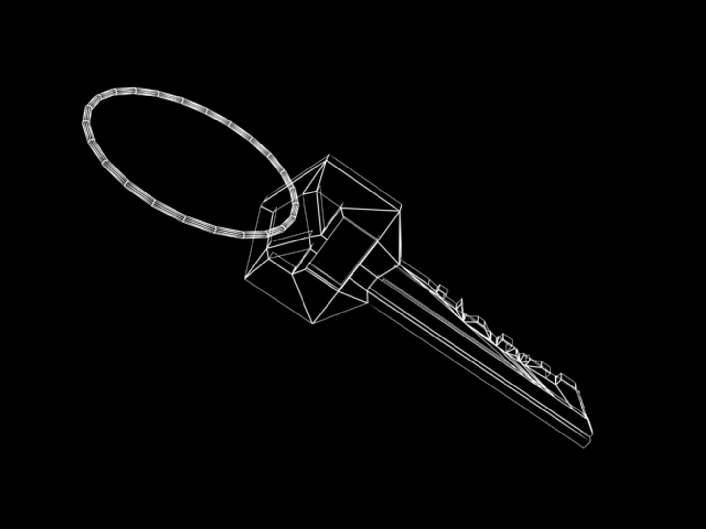3d Key Model
