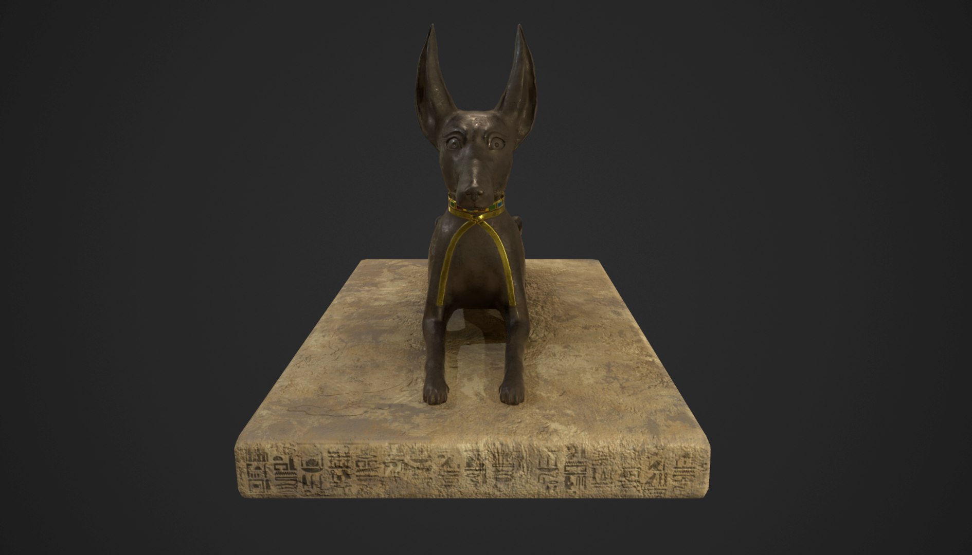 3D anubis jackal statue https://p.turbosquid.com/ts-thumb/0P/EO7kYA/gyDMBaND/screenshot008/png/1559551272/1920x1080/fit_q87/0a82228dadc4b93ca4cd184f9de29617b4b22683/screenshot008.jpg