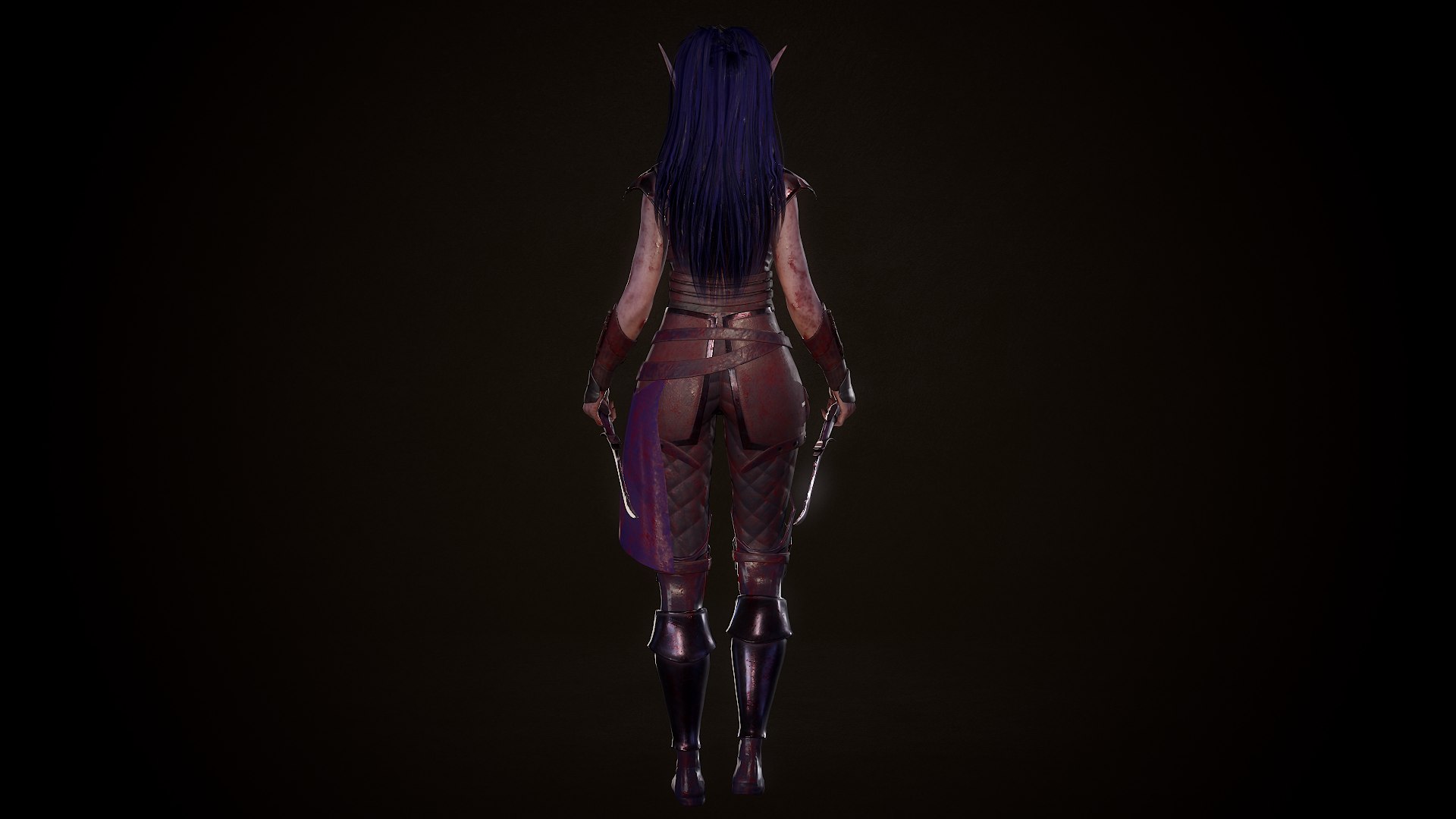 3D model Dark Elf Rogue - Female Character https://p.turbosquid.com/ts-thumb/0P/HSmfN4/b9/tbrender017_viewport/png/1731659908/1920x1080/fit_q87/cc27ba464d8f315cf71f6fa73d93518c7e7153be/tbrender017_viewport.jpg