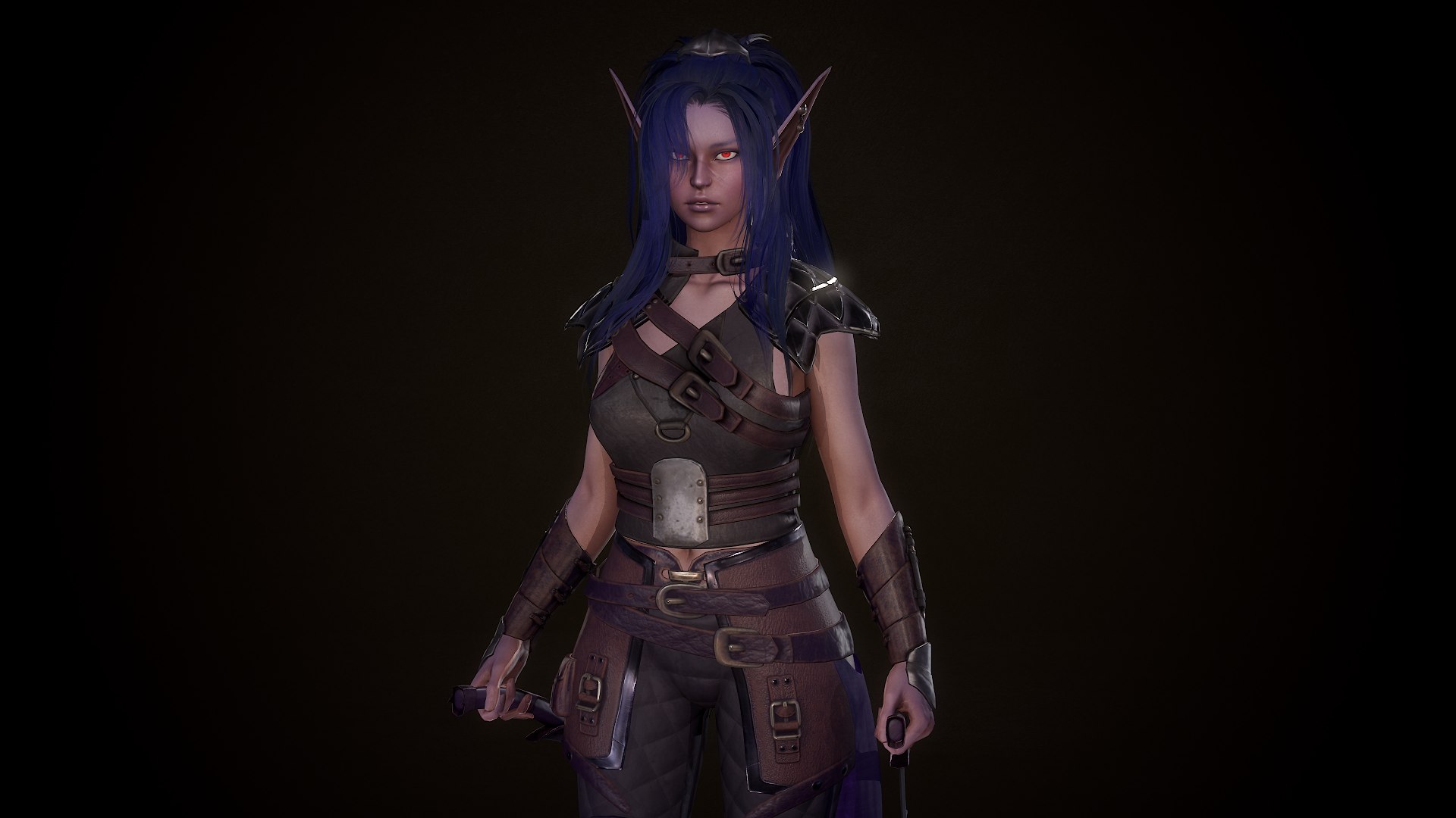 3D model Dark Elf Rogue - Female Character https://p.turbosquid.com/ts-thumb/0P/HSmfN4/nU/tbrender006_viewport/png/1731659894/1920x1080/fit_q87/f59a85891e7c7b954be92dcfc2056e6350e2fcf1/tbrender006_viewport.jpg