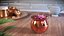 Decorative Copper Bowl with Floating Lotus Flower 3D model