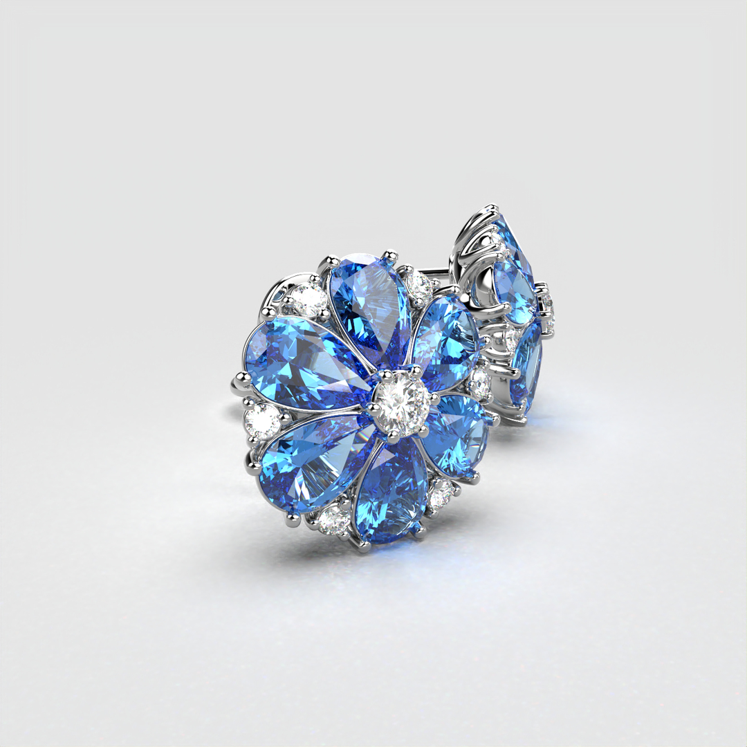 3D Ring And Earrings V3 Set Model - TurboSquid 2048219