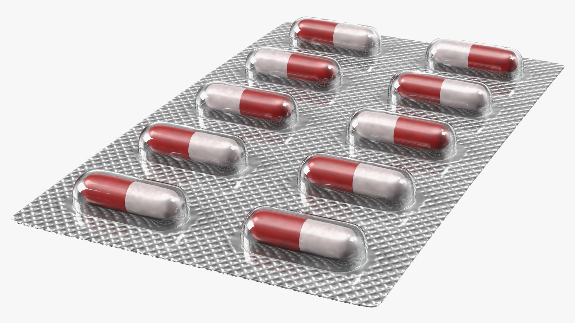 Capsule Pill In Blister Pack Model - TurboSquid 2137540