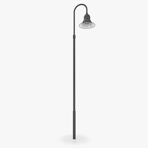 3d model pole luminaire street light