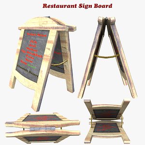 3ds max sign board
