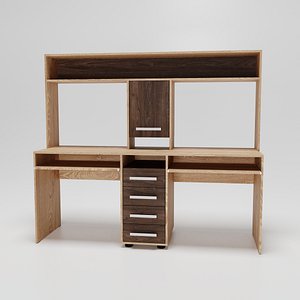 Computer table Austin 3D model