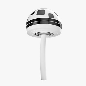 Futuristic Mushroom Building 3D model