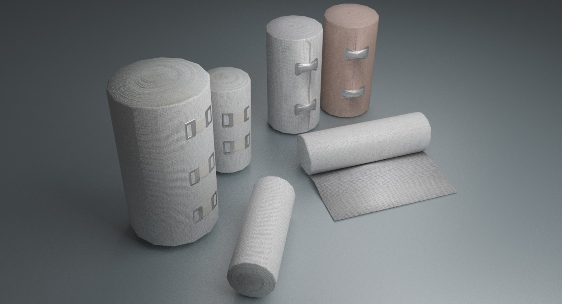 3D bandage clips gauze model https://p.turbosquid.com/ts-thumb/0P/boMaBc/FcPx69Yy/p_3/png/1518184612/1920x1080/fit_q87/41e91422be357a656b878029b5e97c5f0e75212e/p_3.jpg