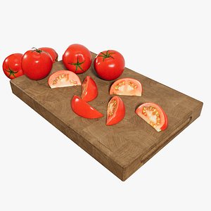 3D Tomato slices